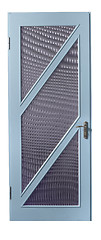 Image showing Very High definition of a entire blue door