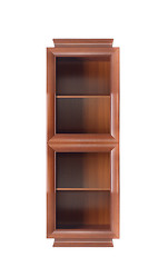 Image showing bookcase isolated