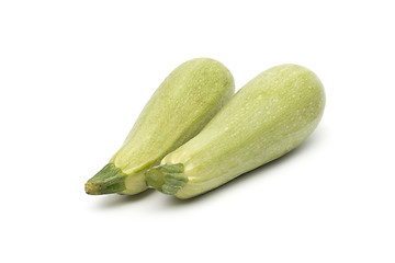 Image showing Fresh vegetable marrow. Isolated on white