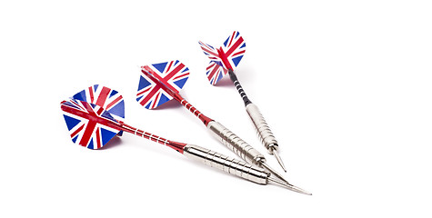 Image showing dart arrows on white background