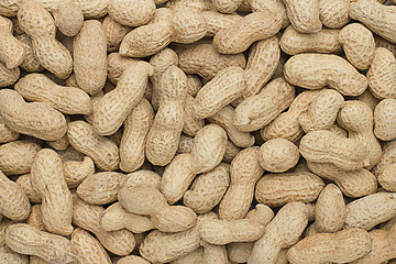 Image showing close-up of some peanuts. background