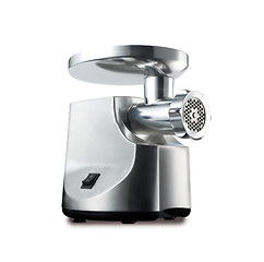 Image showing electric meat grinder isolated