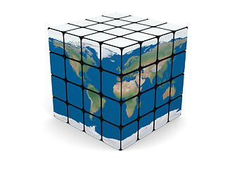 Image showing World cube