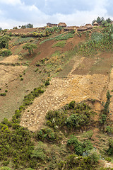 Image showing Village on the hills