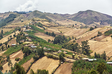 Image showing Village on the hills
