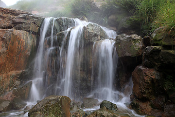 Image showing Falls on a thermal stream