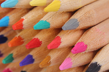 Image showing color crayons 