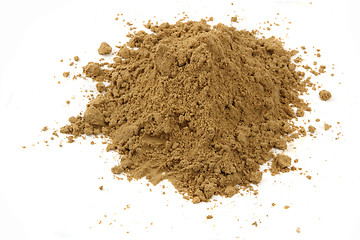 Image showing sand isolarted on the white background