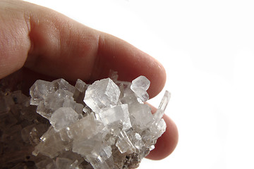 Image showing salt mineral background