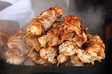 Image showing grilled chicken meat 