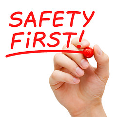 Image showing Safety First