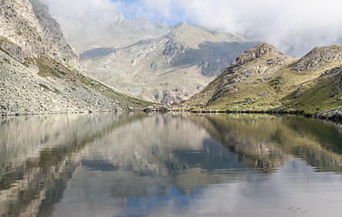 Image showing Alpine lake