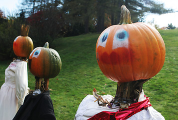 Image showing Pumpkin people