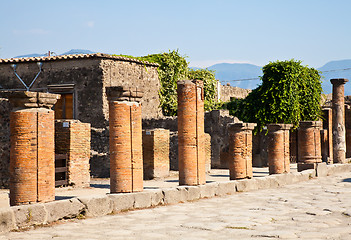 Image showing Pompeii - archaeological site