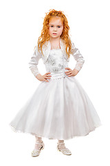 Image showing Nice redhead little girl