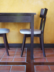 Image showing Table and chairs