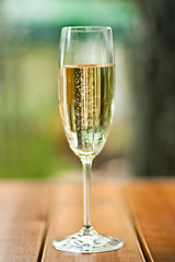 Image showing champagne glass 