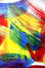 Image showing Vivid playful strokes background