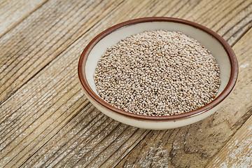 Image showing white chia seeds