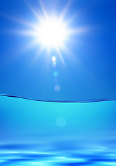 Image showing water under sun