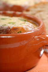 Image showing Homemade French Onion Soup