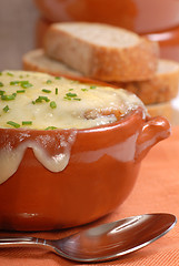 Image showing Homemade French Onion Soup