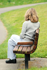 Image showing Park bench.