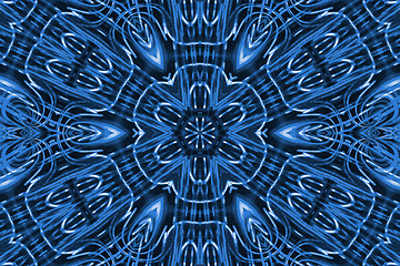 Image showing Abstract blue background