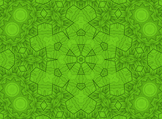 Image showing Abstract green pattern