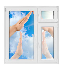 Image showing Plastic window