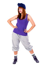 Image showing Pretty hip-hop dancer