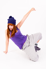 Image showing Pretty hip-hop dancer