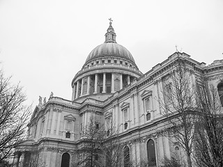 Image showing St Paul Cathedral London