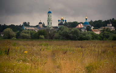 Image showing Kozelsk (Optino), Optina pustyn monastery, monastery wall