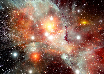 Image showing galaxy in a free space