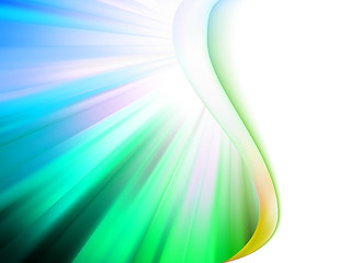Image showing Colorful smooth twist light lines. EPS 8