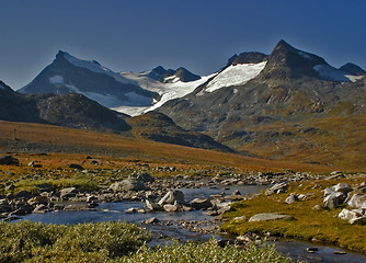 Image showing Autumn in Jotunheimen