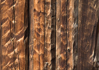 Image showing Wooden wall