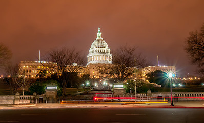 Image showing US Capitol Building in spring- Washington DC, United States