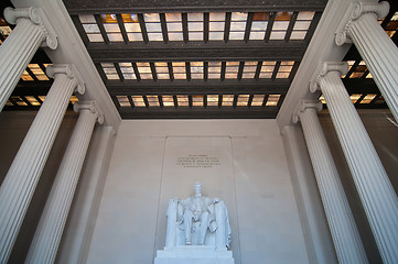 Image showing Abraham Lincoln Memorial in Washington DC USA