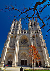Image showing national cathedral washington dc - april 5, 2013