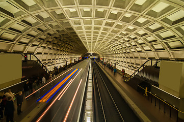 Image showing Smithsonian metro station in Washington DC