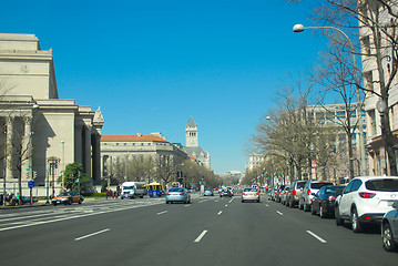 Image showing streets of washington dc usa