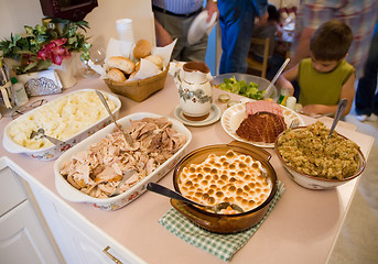 Image showing Thanksgiving dinner 1