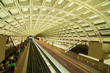 Image showing Smithsonian metro station in Washington DC