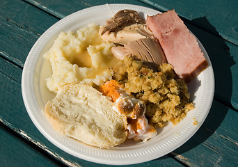 Image showing Thanksgiving dinner 3