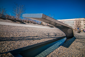 Image showing WASHINGTON DC - CIRCA APRIL 2013: Pentagon memorial circa June 2