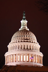 Image showing US Capitol Building in spring- Washington DC, United States