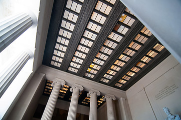 Image showing Abraham Lincoln Memorial in Washington DC USA