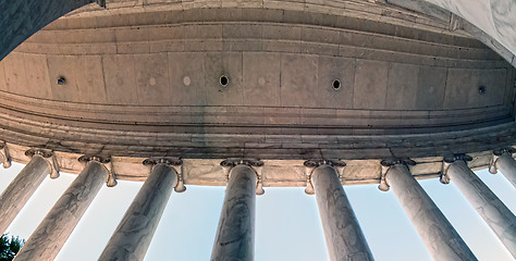 Image showing neoclassical ionic architectural details